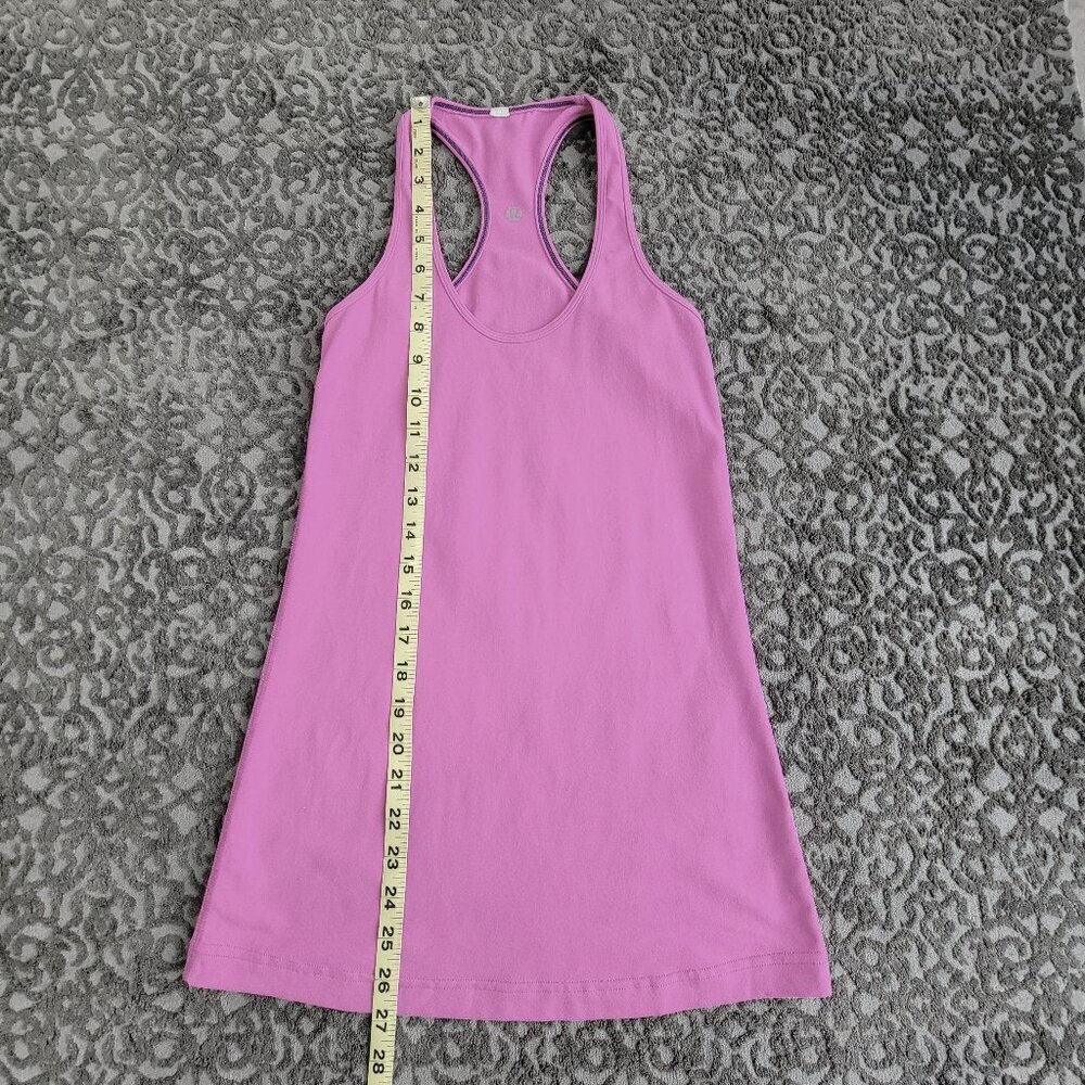 Lululemon Pink Racerback Tank Top - Picture 6 of 7
